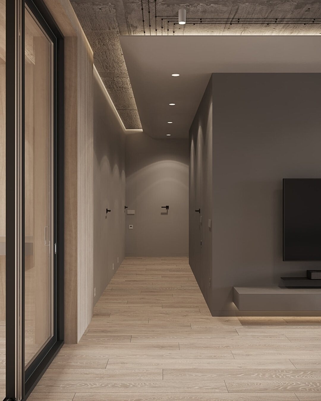 Дизайн проект: Однокомнатная квартира