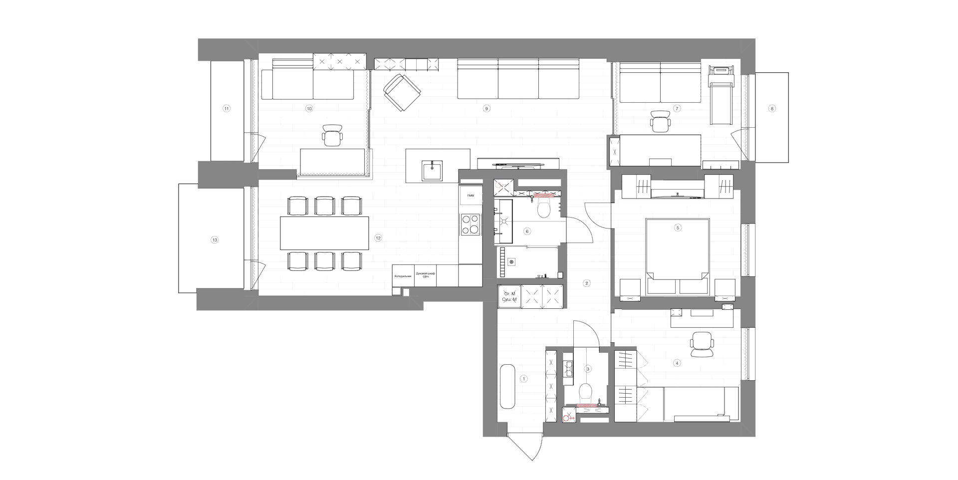 Интерьеры от дизайнера: индивидуальный стиль для вашего дома