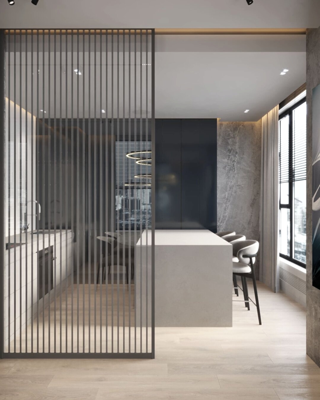 Инновационные решения: дизайн проект для трехкомнатной квартиры