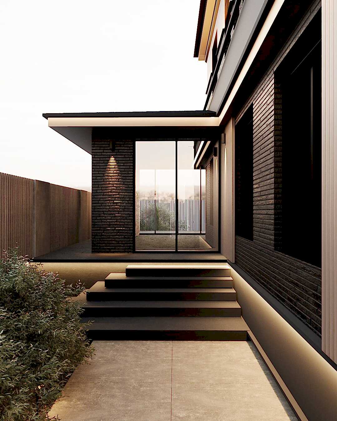 Выполненный дизайн интерьера GB Arch - Дизайн-проект фасадов частного дома ALEXANDROV FASAD - фото №4