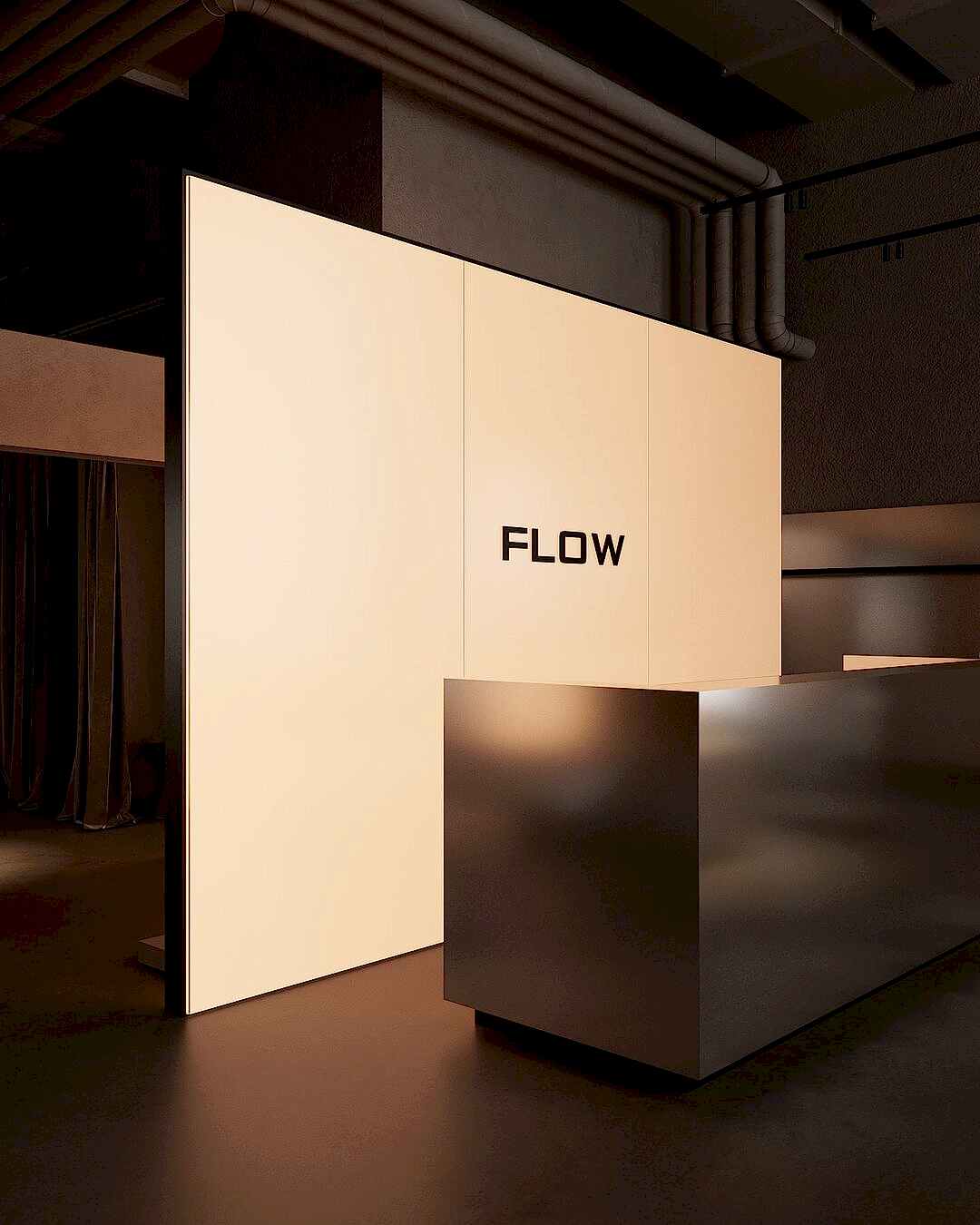 Выполненный дизайн интерьера GB Arch - Дизайн-проект коммерческого помещения под магазин одежды FLOW - фото №3