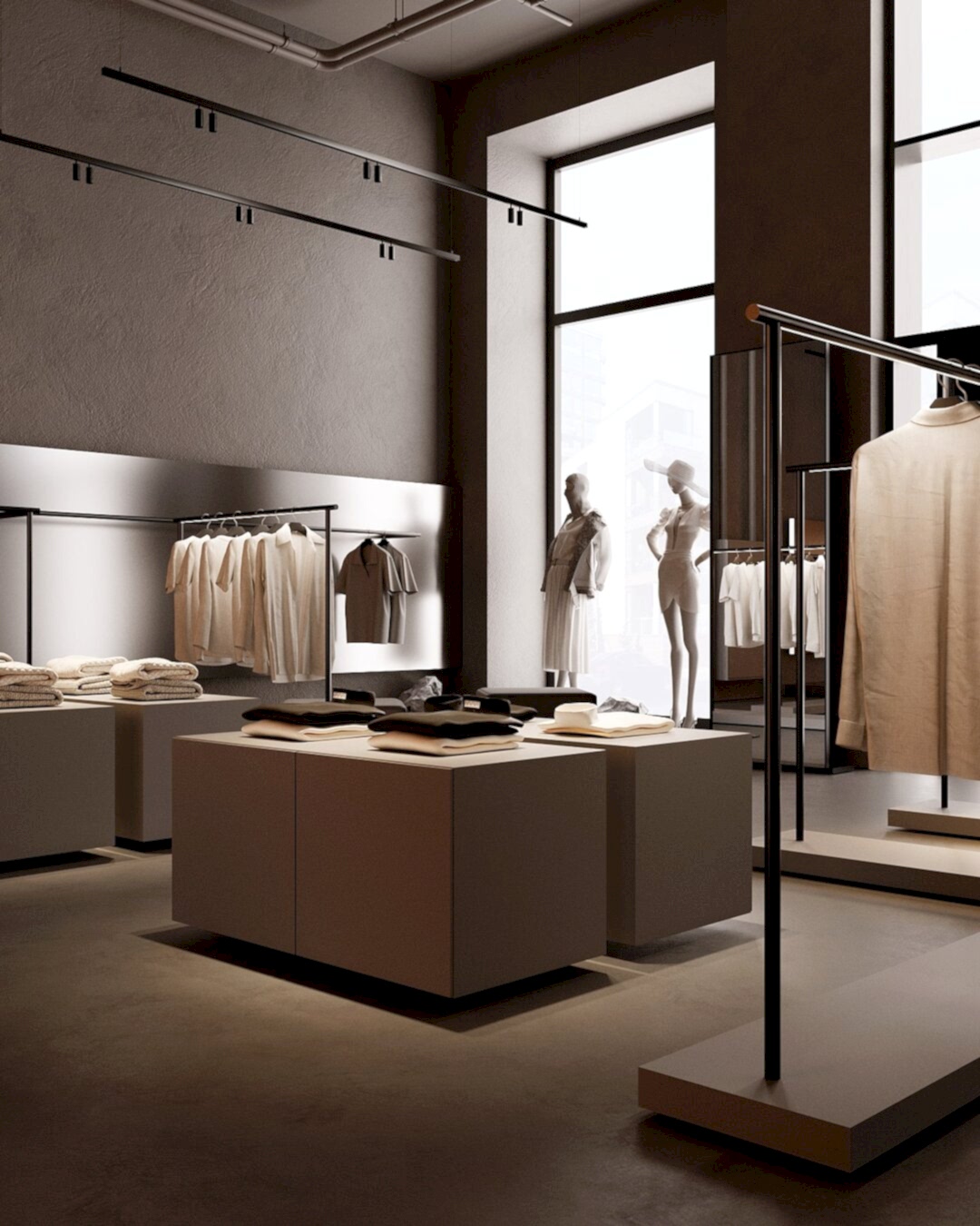 Выполненный дизайн интерьера GB Arch - Дизайн-проект коммерческого помещения под магазин одежды FLOW - фото №7