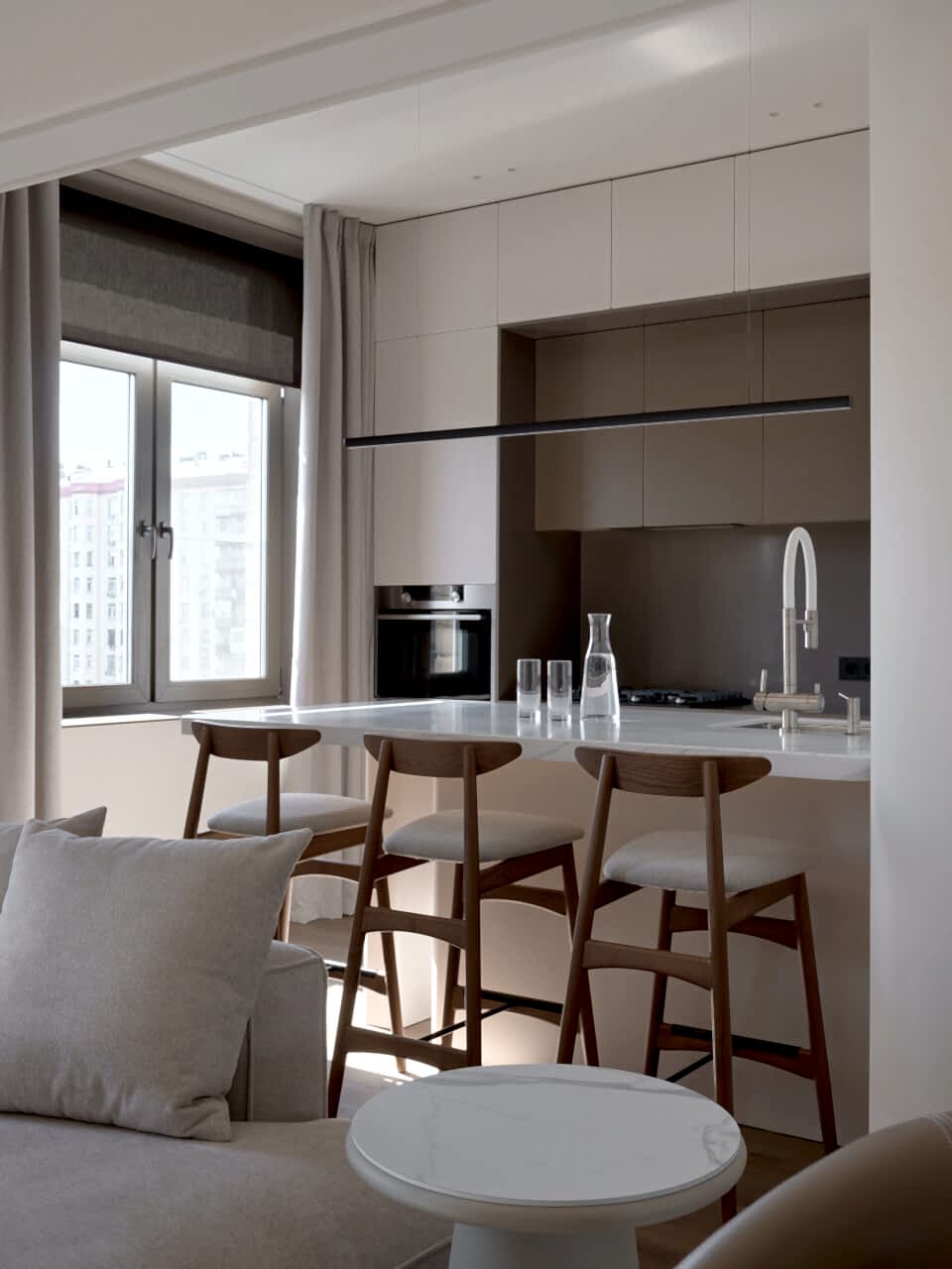 Выполненный дизайн интерьера GB Arch - Дизайн-проект KOMSOMOLSKAYA - фото №16