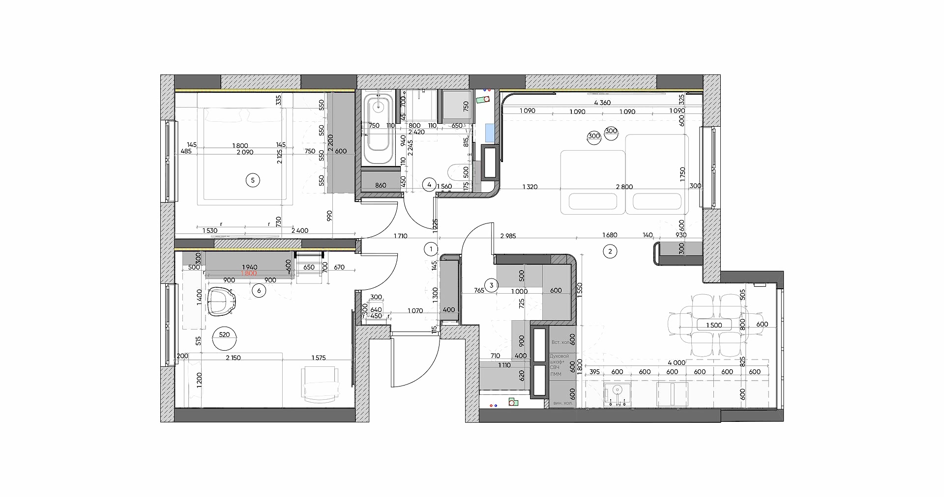 Выполненный дизайн интерьера GB Arch - Дизайн-проект CHEREMUSHKI - фото №1