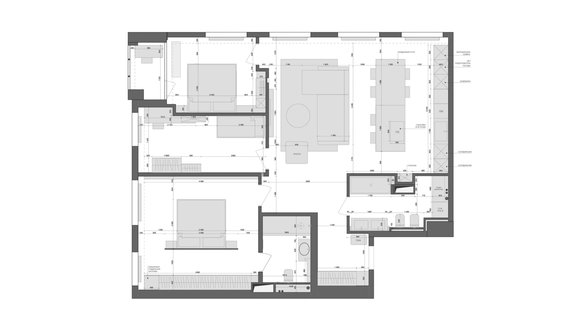 Выполненный дизайн интерьера GB Arch - Дизайн-проект RICHMOND RESIDENCE - фото №1