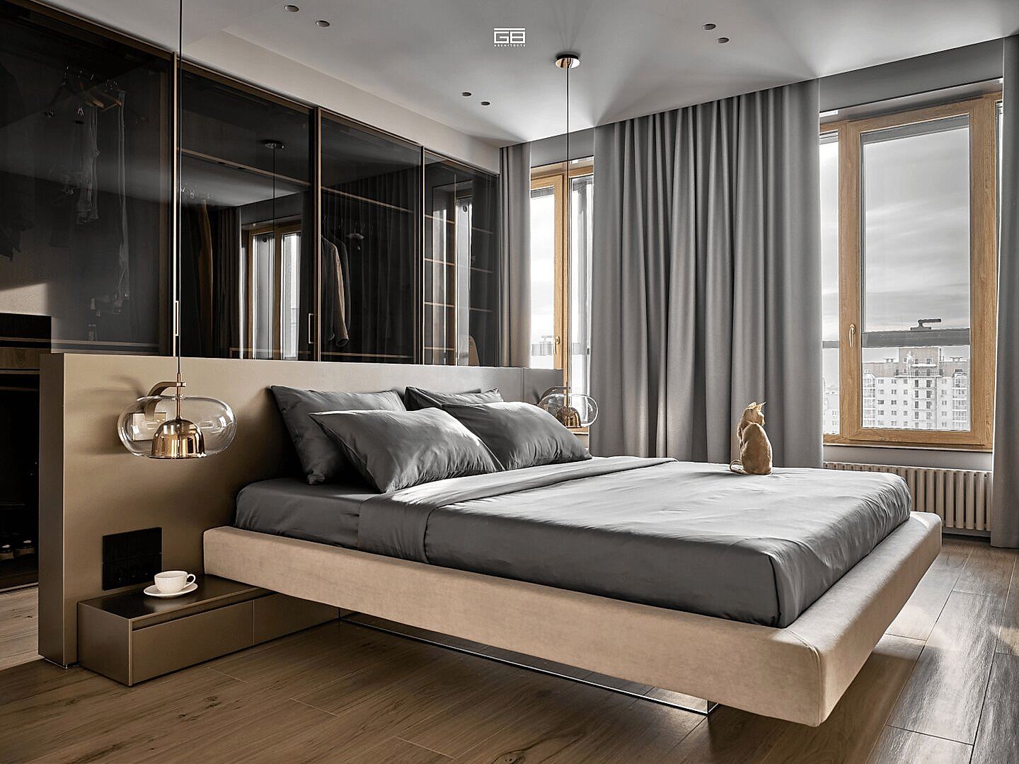 Выполненный дизайн интерьера GB Arch - Дизайн-проект RICHMOND RESIDENCE - фото №22