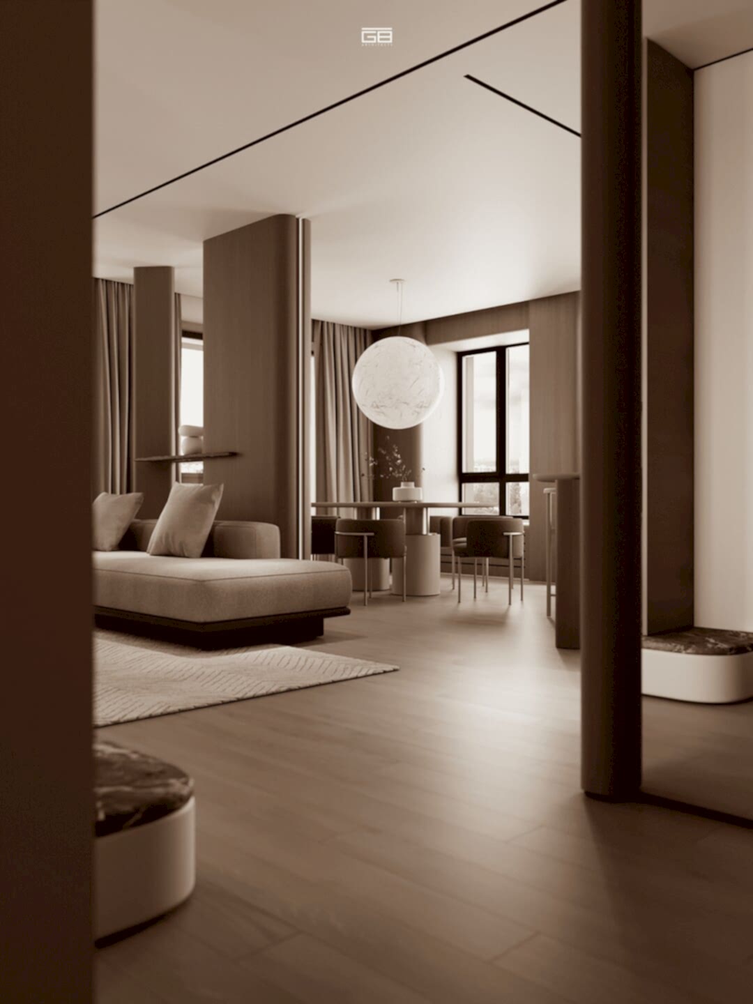 Выполненный дизайн интерьера GB Arch - Дизайн-проект PROVANS - фото №6