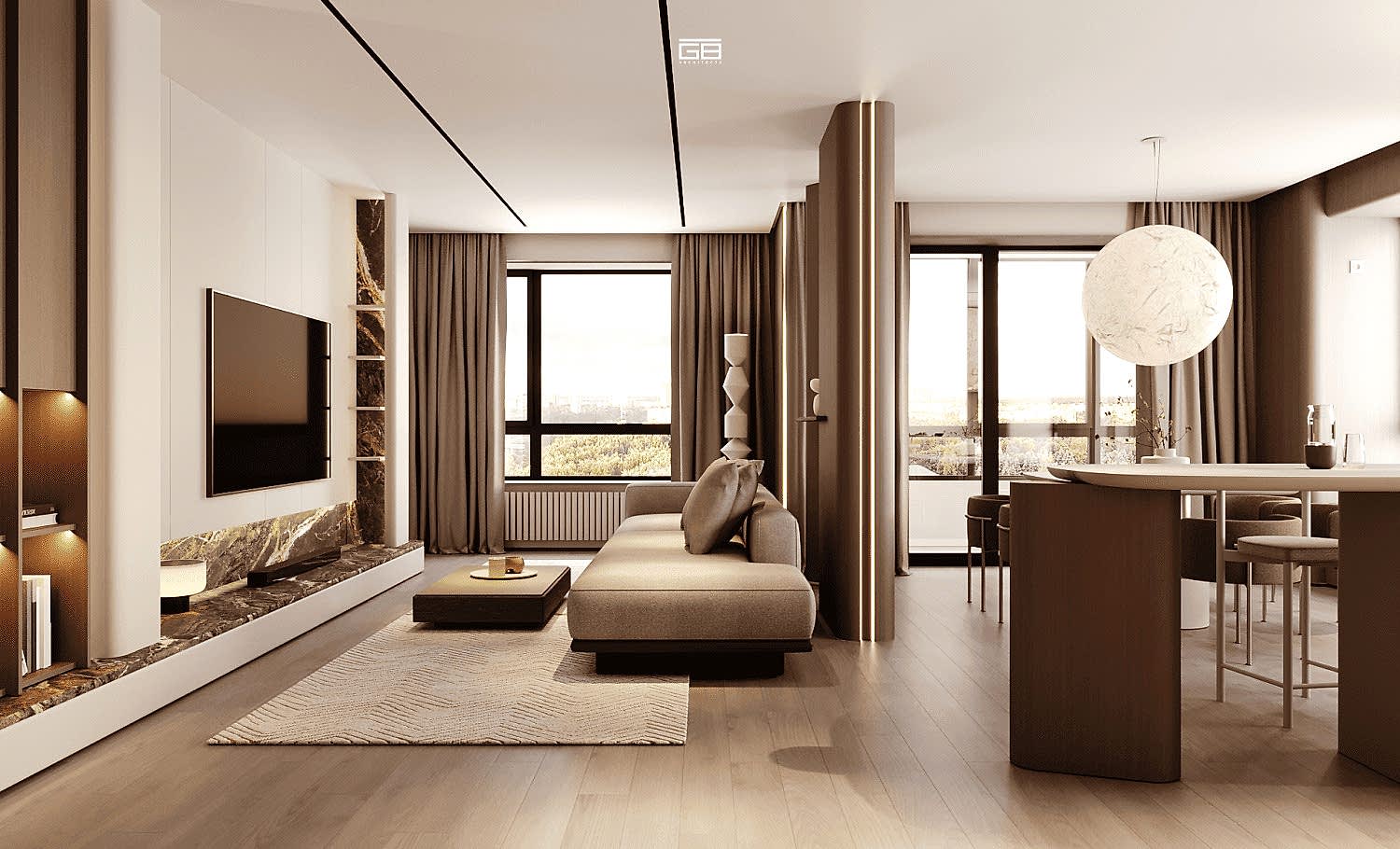 Выполненный дизайн интерьера GB Arch - Дизайн-проект PROVANS - фото №9