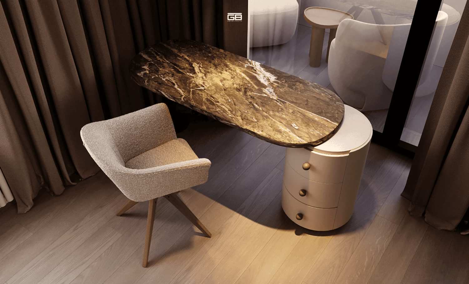 Выполненный дизайн интерьера GB Arch - Дизайн-проект PROVANS - фото №17