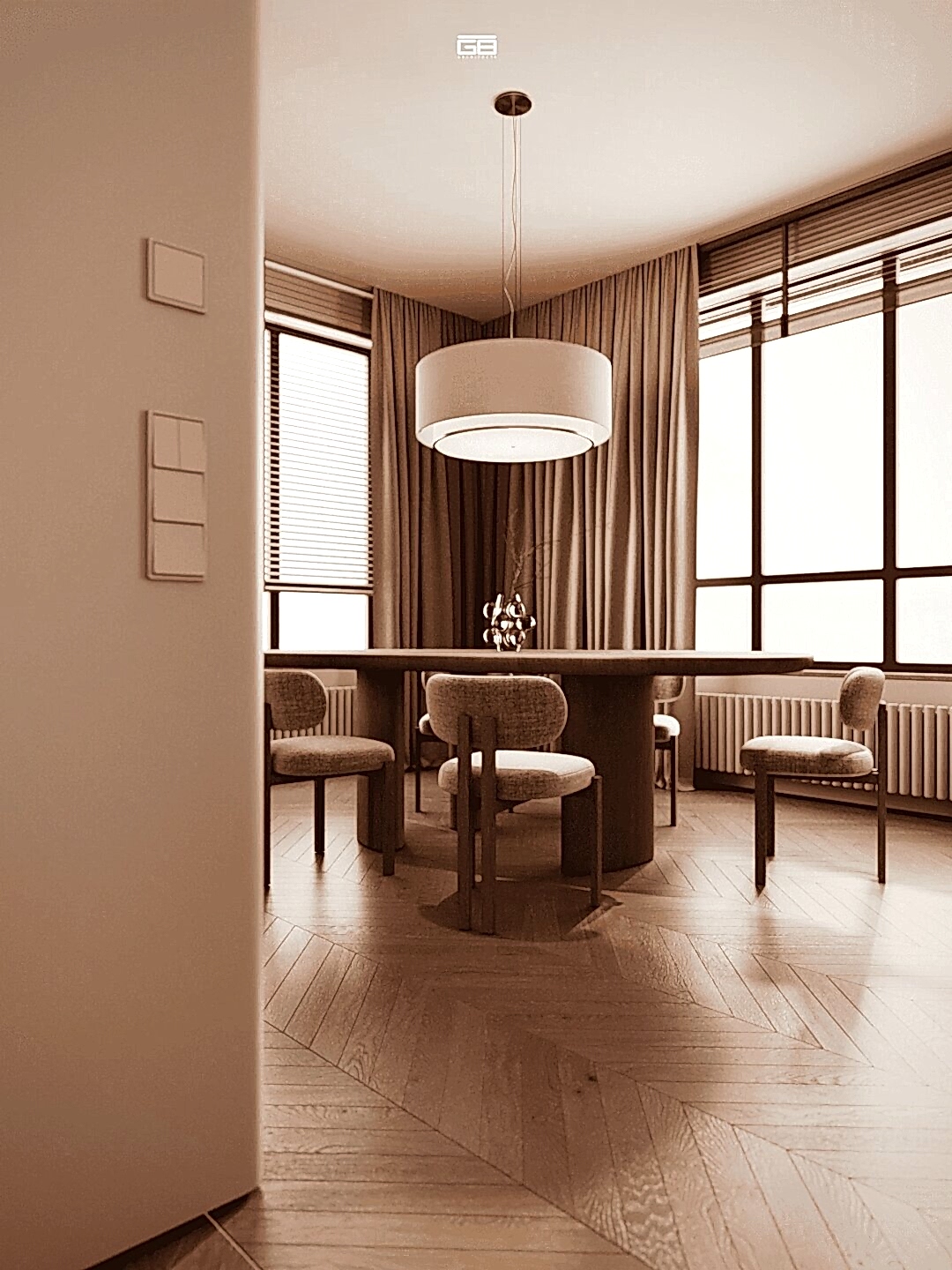 Выполненный дизайн интерьера GB Arch - Дизайн-проект KAZAHSTAN - фото №7