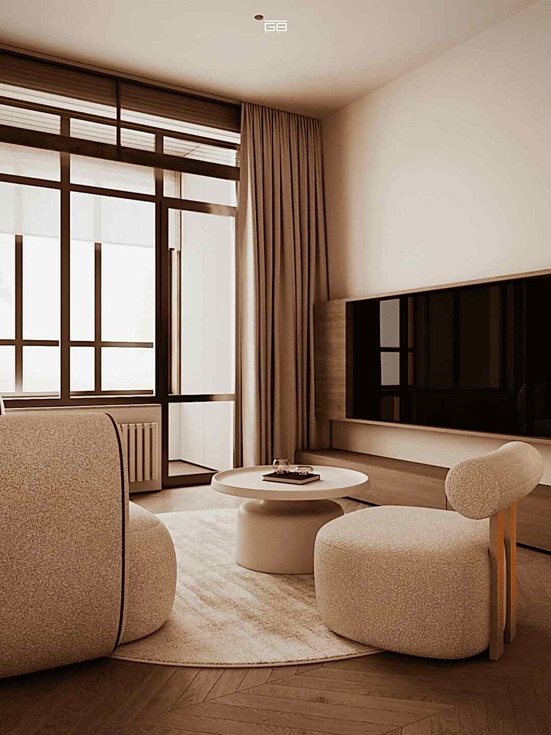 Выполненный дизайн интерьера GB Arch - Дизайн-проект KAZAHSTAN - фото №11