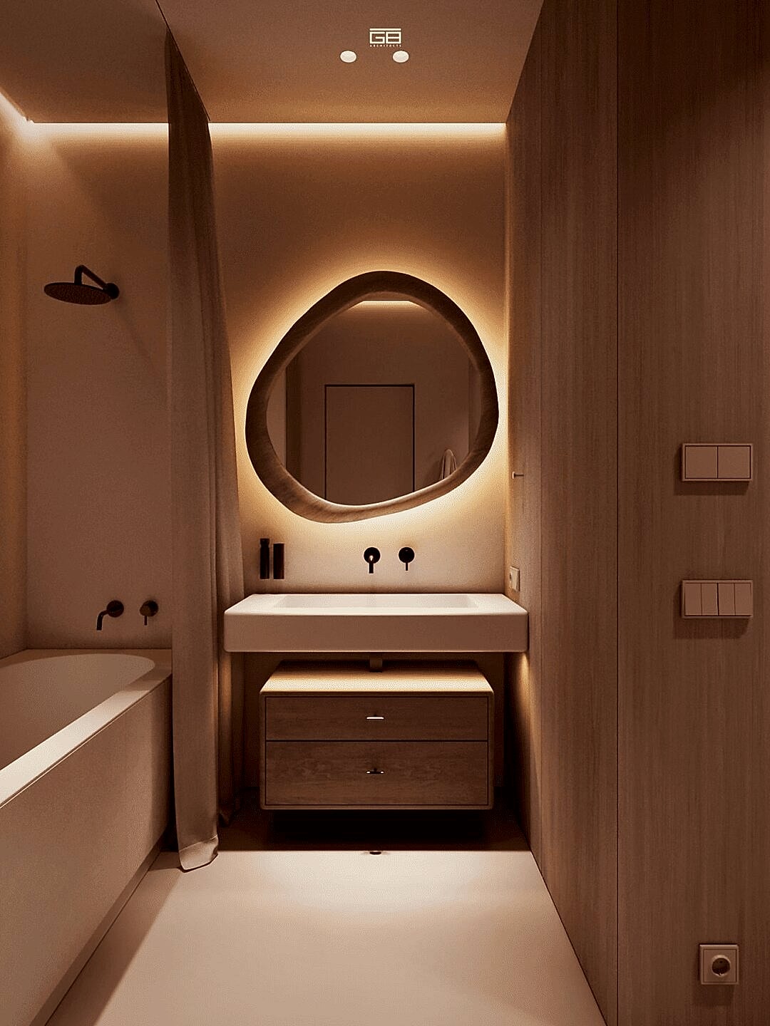 Выполненный дизайн интерьера GB Arch - Дизайн-проект KAZAHSTAN - фото №16