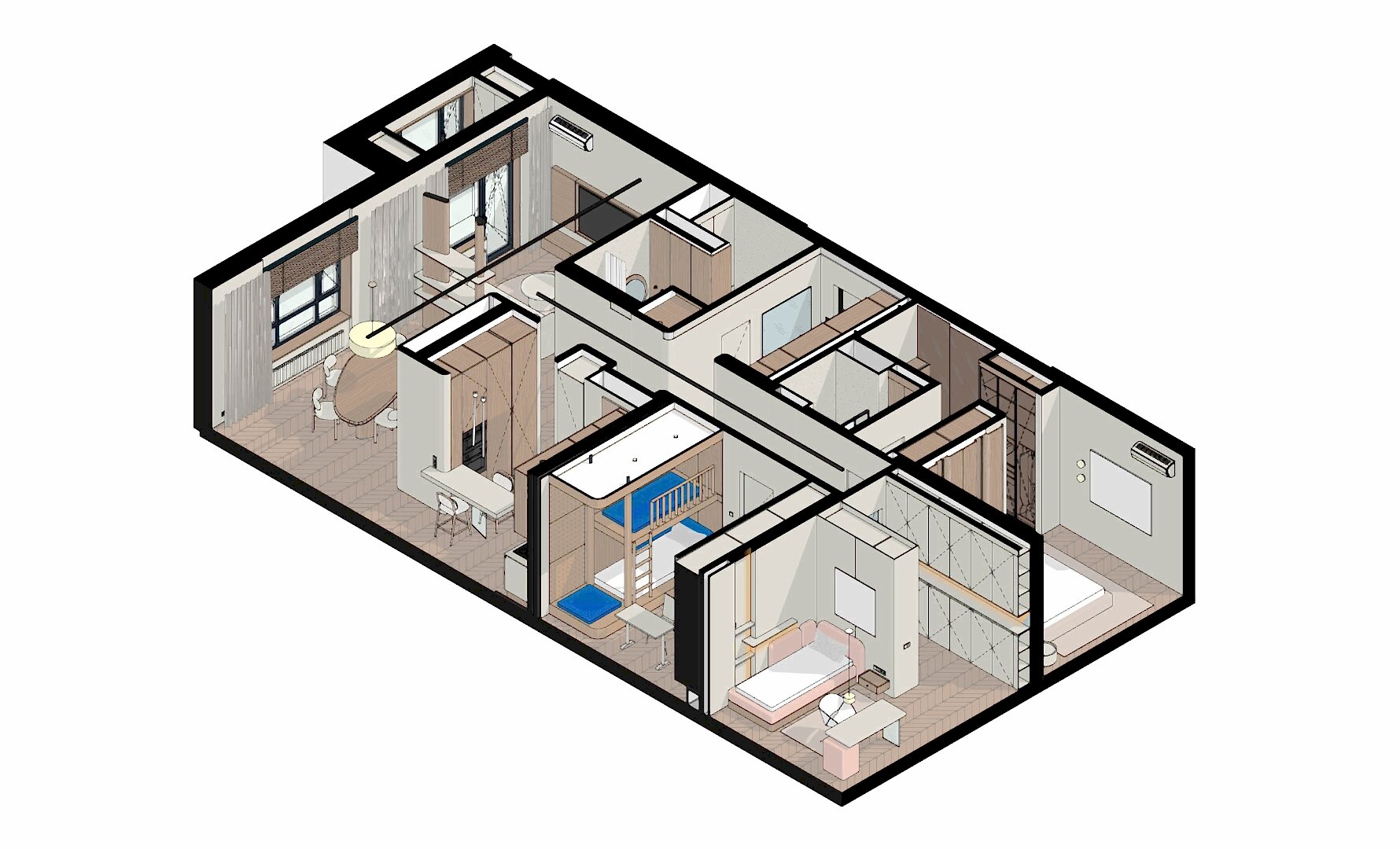 Выполненный дизайн интерьера GB Arch - Дизайн-проект KAZAHSTAN - фото №2