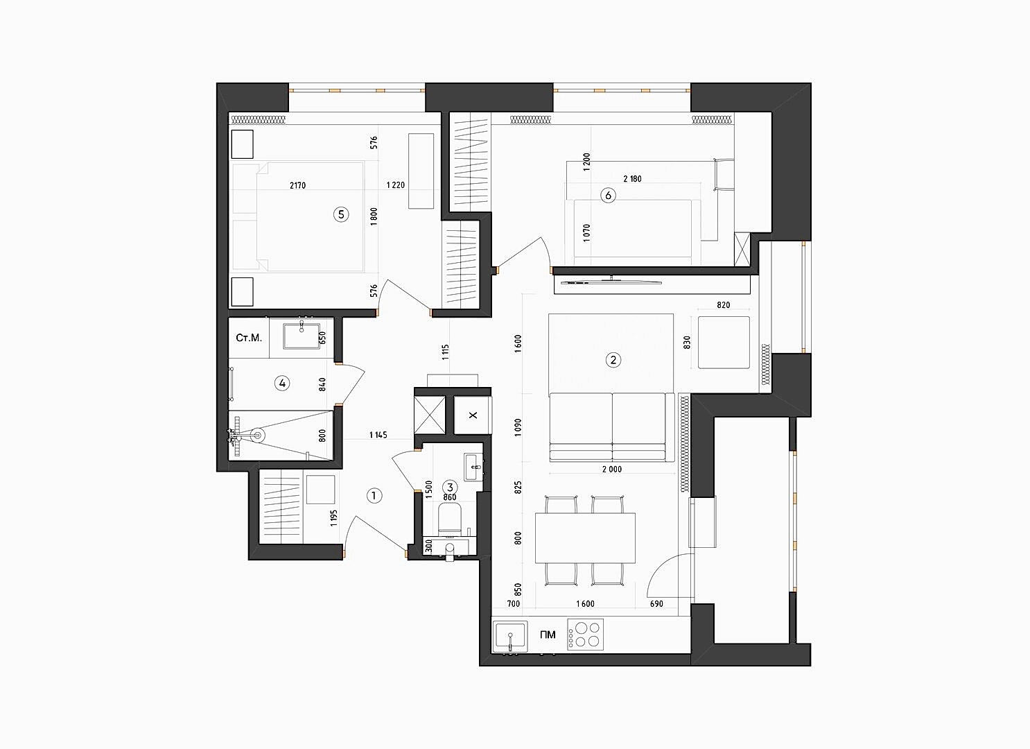 Дизайн проект квартир - студия дизайна