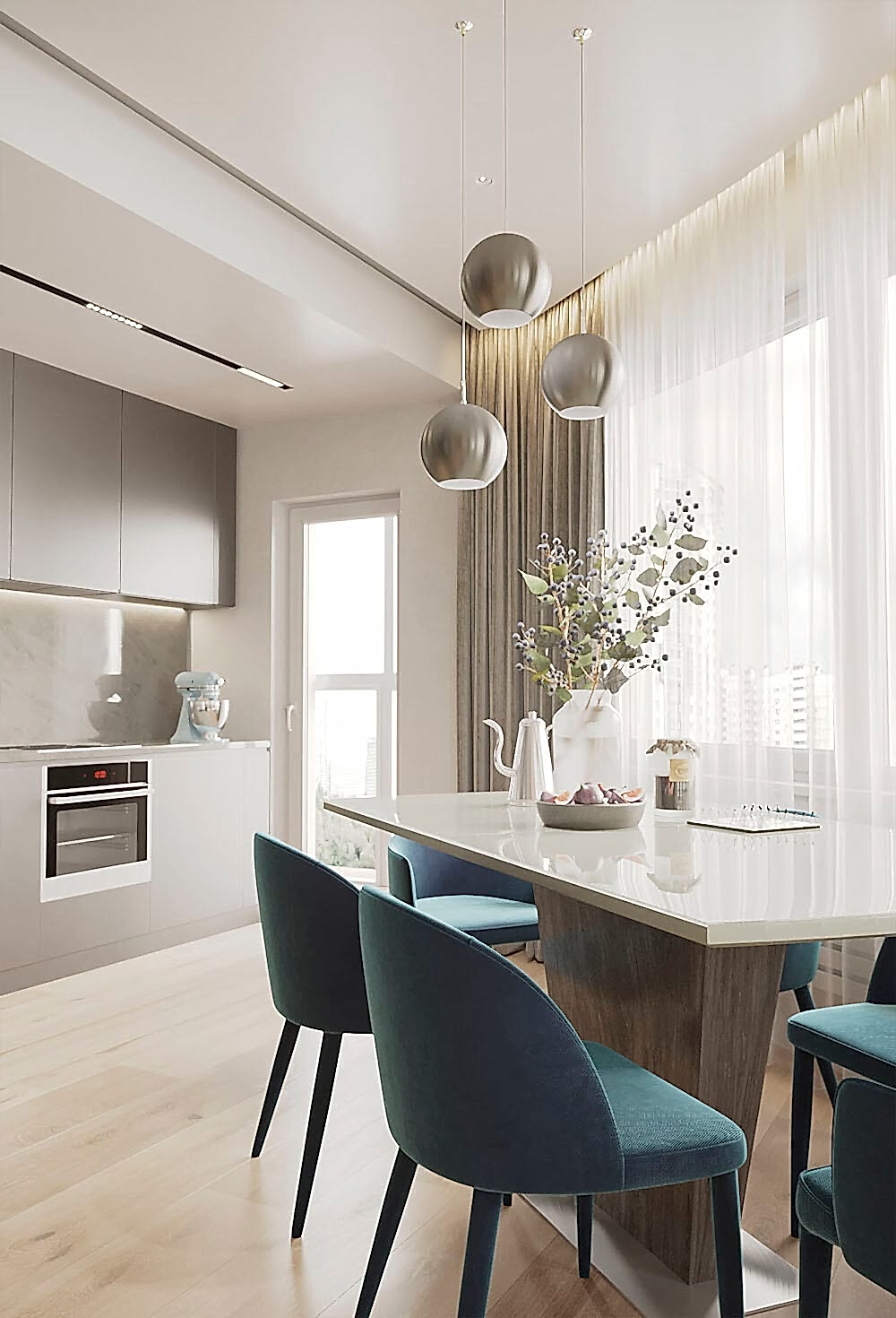 Дизайн проект трехкомнатной квартиры: студия дизайна