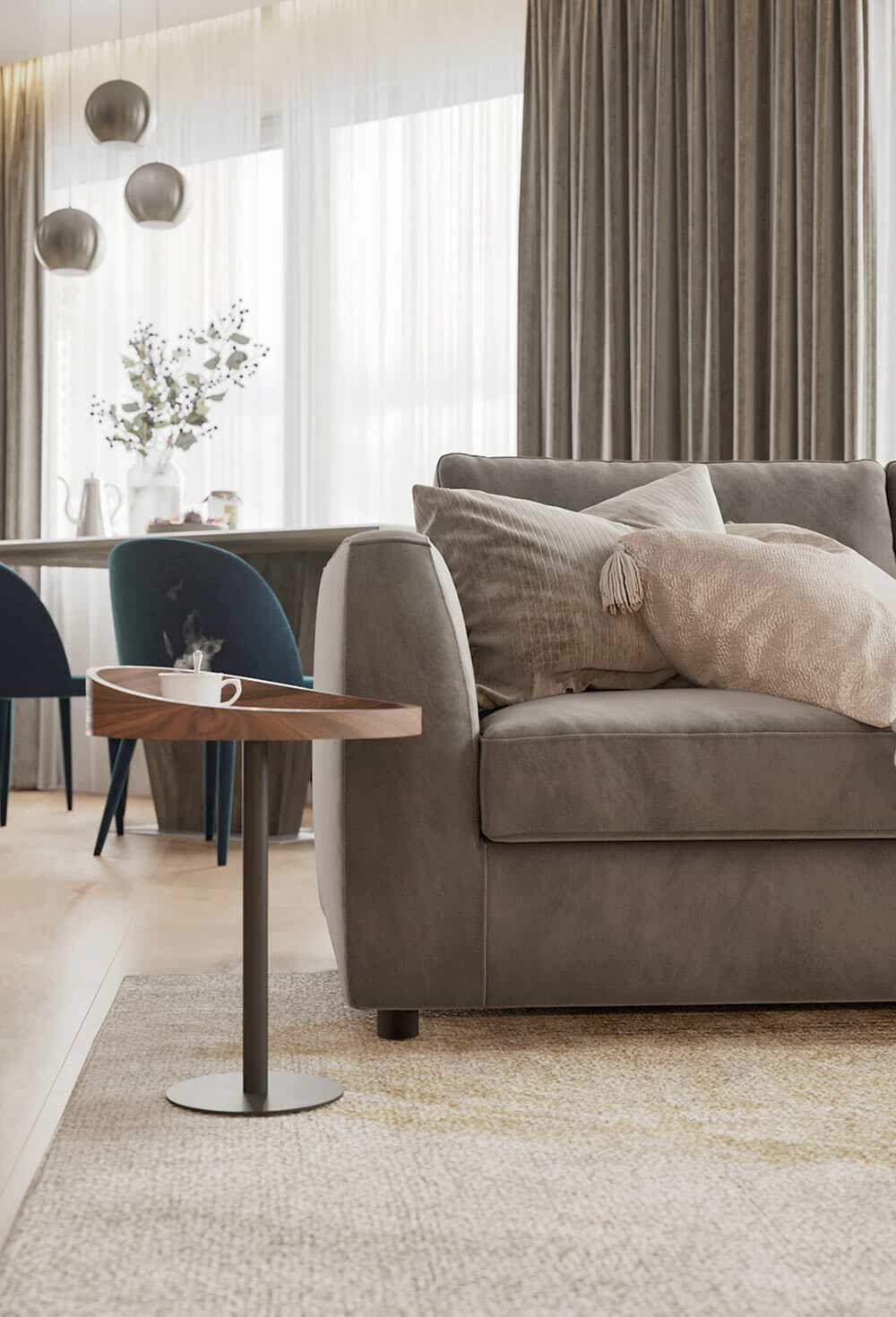 Однокомнатная квартира в новом облике: студия дизайна