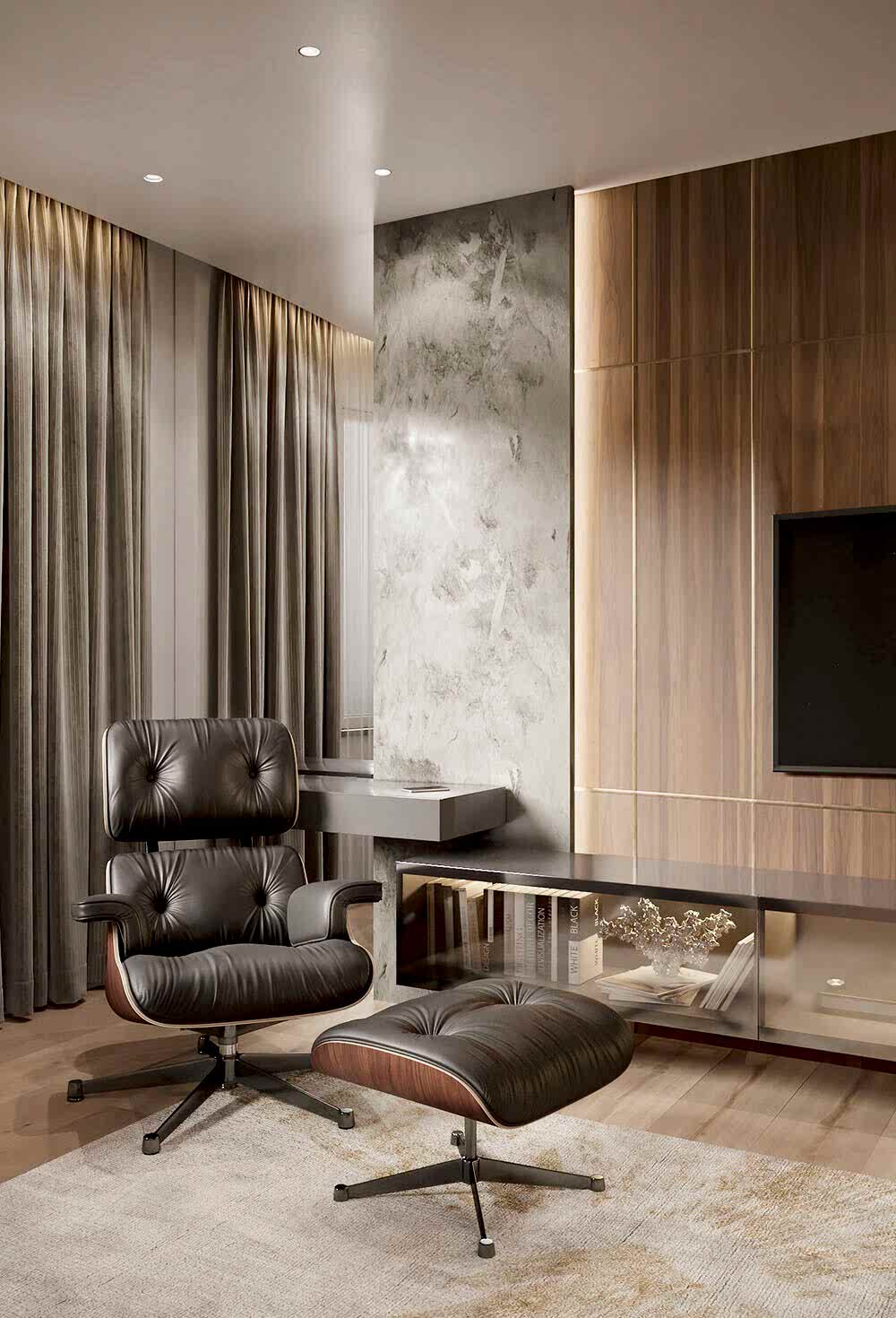 Выполненный дизайн интерьера GB Arch - Дизайн-проект FLOTILIYA FLAT - фото №15